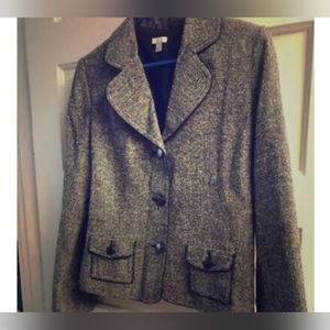 Multicolored tweed blazer